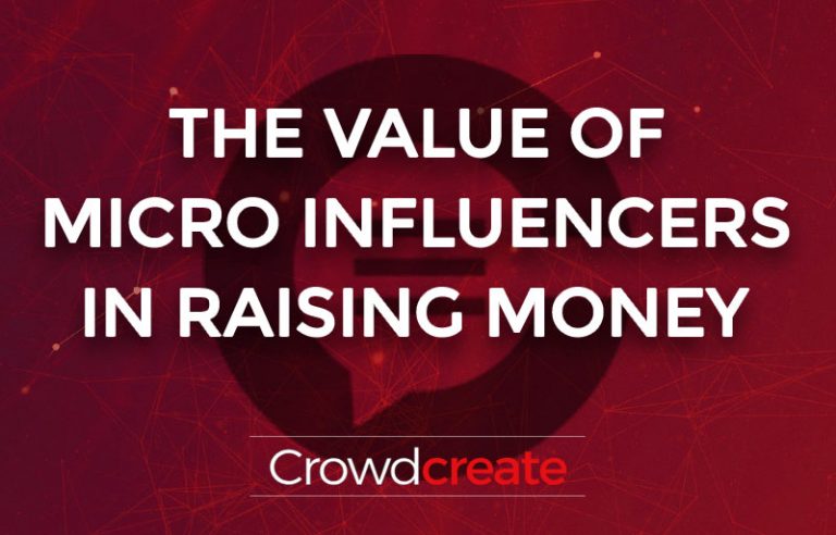 value of influencers in raising moeny