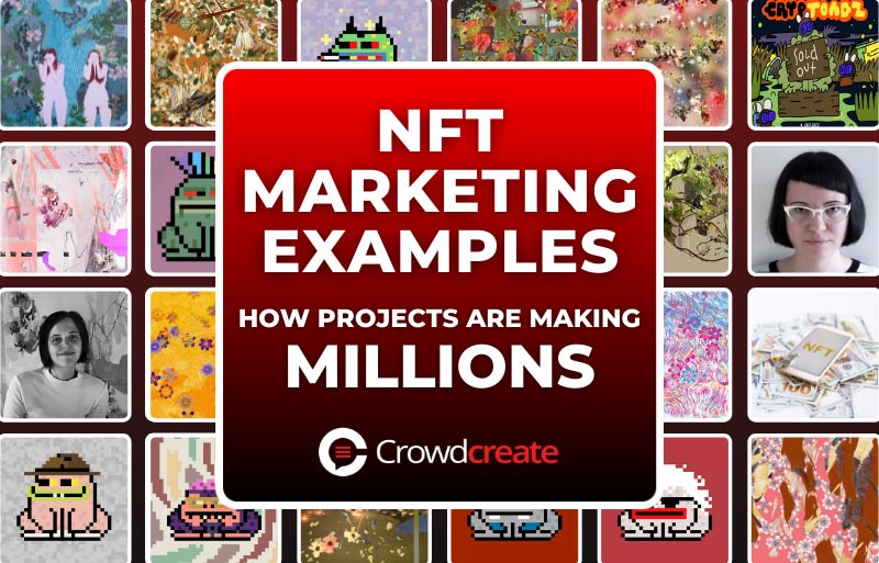 Share on Twitter NFT marketing example