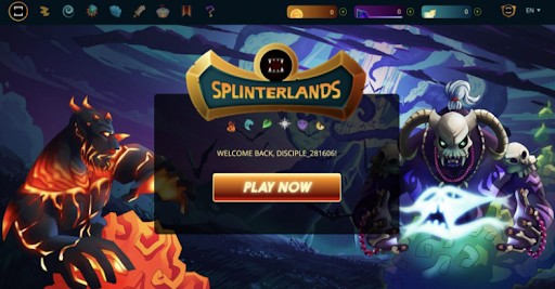 Splinterlands blockchain game