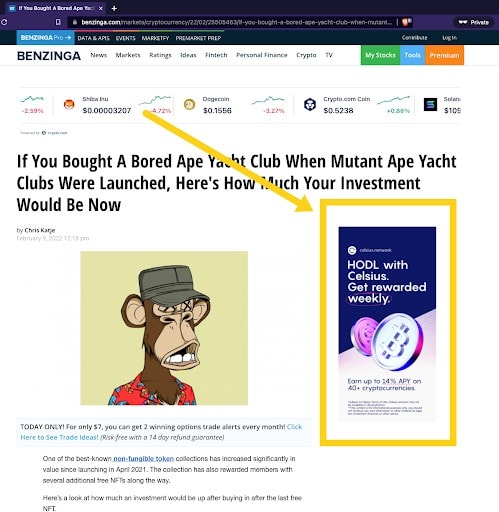 Crypto Advertising