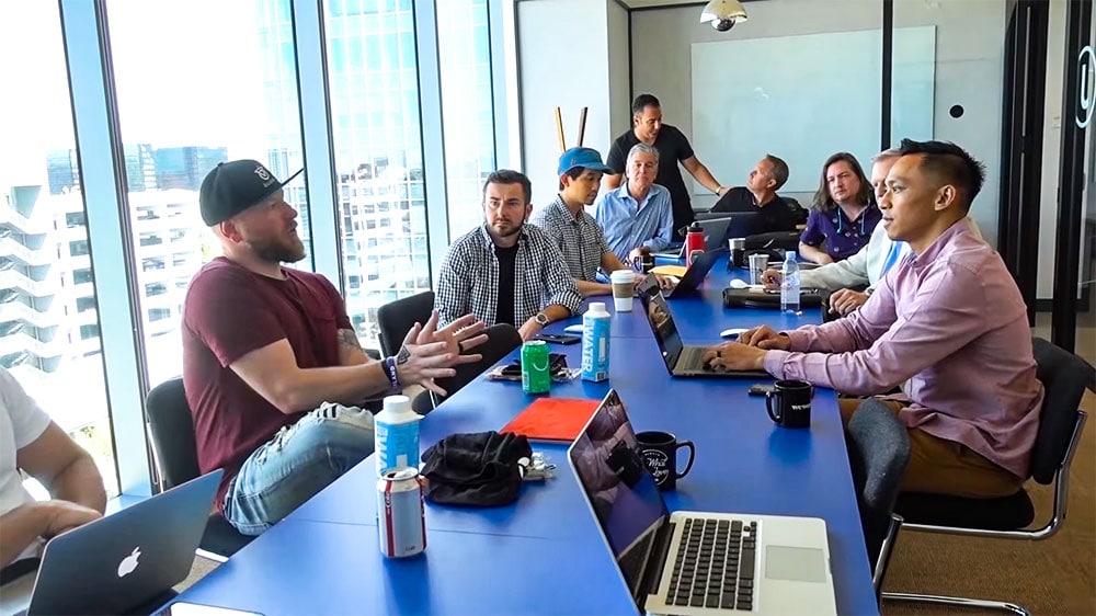 Crowdcreate strategists in a campaign planning session