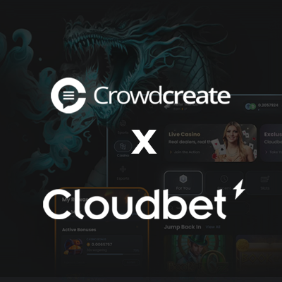 cloudbet featured crowdcreate