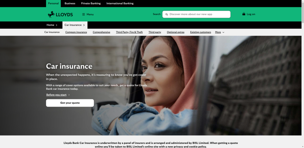 get a Lloyds bank car insurance