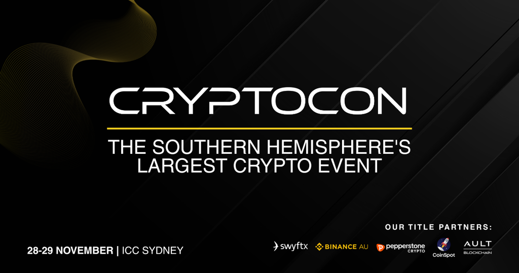 Australian Crypto Convention Sydney 2026 Website Hero Screenshot