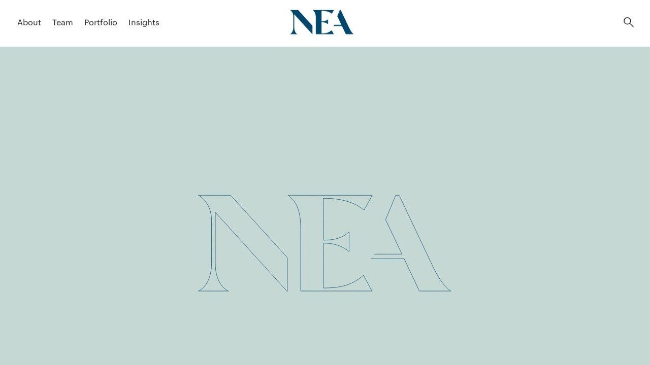 New Enterprise Associates NEA healthcare investment website