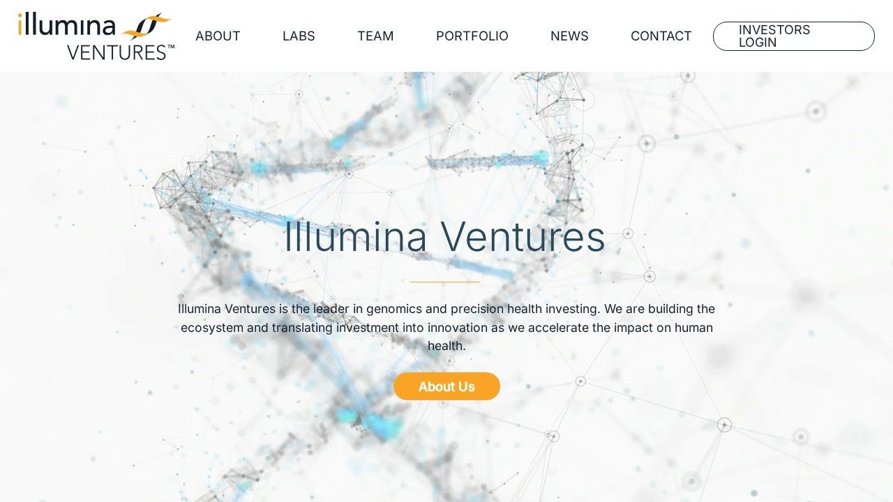 Illumina Ventures genomics investment firm website